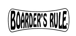 BOARDER'S RULE logo