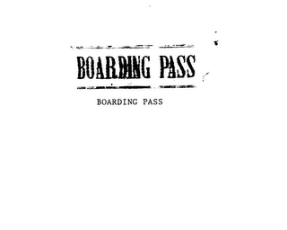 BOARDING PASS logo