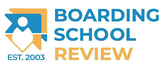 BOARDING SCHOOL REVIEW EST. 2003 logo