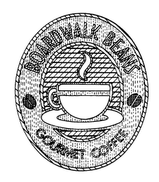 BOARDWALK BEANS GOURMET COFFEE logo