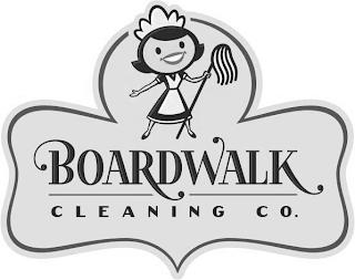 BOARDWALK CLEANING CO. logo