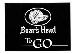 BOAR'S HEAD TO GO logo