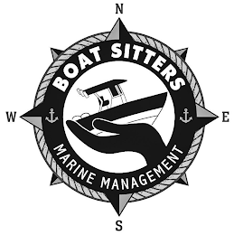 BOAT SITTERS MARINE MANAGEMENT N S E W logo