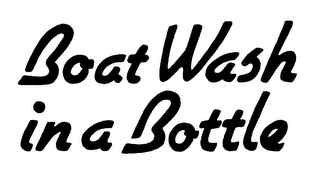 BOAT WASH IN A BOTTLE logo