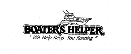 BOATER'S HELPER "WE HELP KEEP YOU RUNNING" logo
