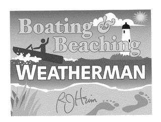 BOATING & BEACHING WEATHERMAN logo