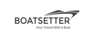 BOATSETTER YOUR FRIEND WITH A BOAT logo