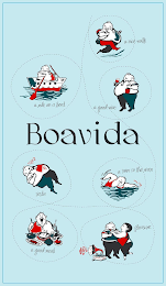 BOAVIDA A NICE WALK A RIDE ON A BOAT A GOOD WINE SIESTA A SWIM IN THE RIVER A GOOD MEAL PLEASURE logo