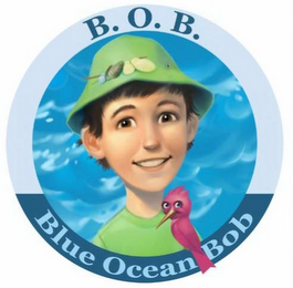 B.O.B. BLUE OCEAN BOB logo