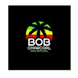 BOB CHARCOAL 100% NATURAL logo