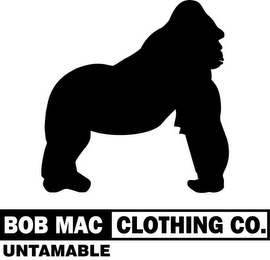 BOB MAC CLOTHING CO. UNTAMABLE logo