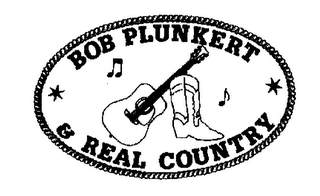 BOB PLUNKERT & REAL COUNTRY logo