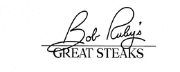 BOB RUBY'S GREAT STEAKS logo