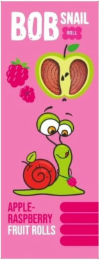 BOB SNAIL ROLL APPLE-RASPBERRY FRUIT ROLLS logo