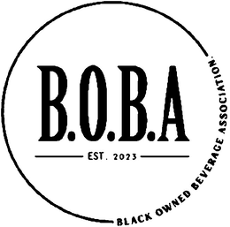 B.O.B.A. EST. 2023 BLACK OWNED BEVERAGE ASSOCIATION logo