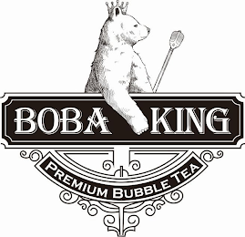 BOBA KING PREMIUM BUBBLE TEA logo