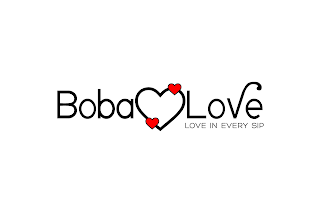 BOBA LOVE LOVE IN EVERY SIP logo