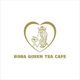 BOBA QUEEN TEA CAFE logo