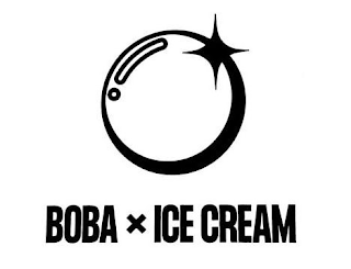 BOBA X ICE CREAM logo
