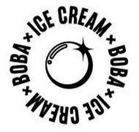BOBA X ICE CREAM BOBA X ICE CREAM logo
