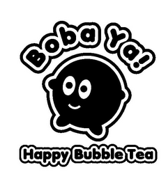BOBA YA! HAPPY BUBBLE TEA logo