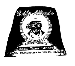 BOBBY ALLISON'S RACE TEAM STORES 1995 WINNER'S CIRCLE APPAREL COLLECTIBLES SOUVENIRS NOVELTIES logo