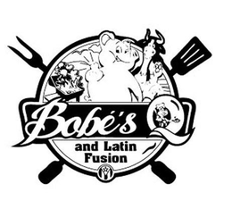 BOBE'S Q AND LATIN FUSION logo