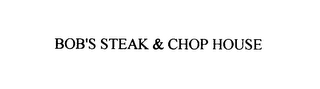BOB'S STEAK & CHOP HOUSE logo