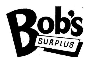 BOB'S SURPLUS logo