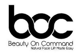BOC BEAUTY ON COMMAND NATURAL FACE LIFT MADE EASY logo