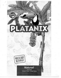 BOCADELI 0 GRAMS TRANS FAT GLUTEN FREE PLATANIX WILD, HOT CRUNCHY NATURAL! GENUINE GLUTEN FREE / GREAT TASTE logo