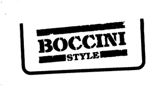 BOCCINI STYLE logo