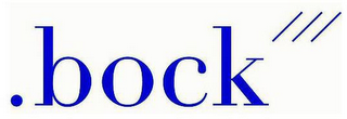 .BOCK logo