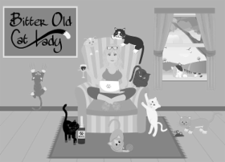 BOCL BITTER OLD CAT LADY logo