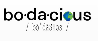 BO·DA·CIOUS / BO ' DASHES / logo