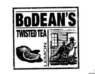 BODEAN'S TWISTED TEA LEMON logo