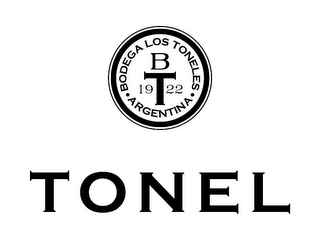 · BODEGA LOS TONELES · ARGENTINA B 19 T22 logo