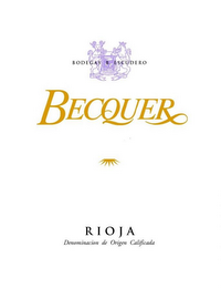 BODEGAS B. ESCUDERO BENITO ESCUDERO ASAD BECQUER RIOJA DENOMINACION DE ORIGEN CALIFICADA logo