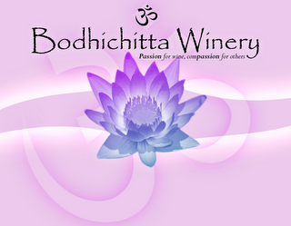 BODHICHITTA WINERY, PASSION FOR WINE, COMPASSION FOR OTHERS logo