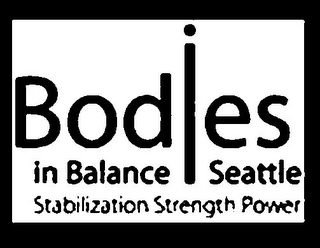 BODIES IN BALANCE SEATTLE STABILIZATION STRENGTH POWER logo