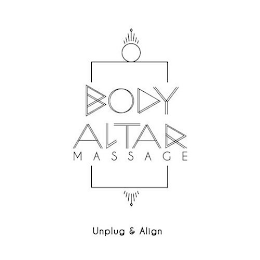 BODY ALTAR MASSAGE UNPLUG & ALIGN logo