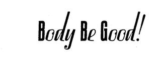BODY BE GOOD! logo