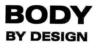 BODY BY DESIGN logo