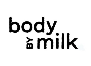 BODY BY MILK logo