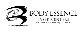 BODY ESSENCE LASER CENTERS HAIR REMOVAL & SKIN REJUVENATION logo