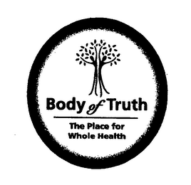 BODY OF TRUTH THE PLACE FOR WHOLE HEALTH logo