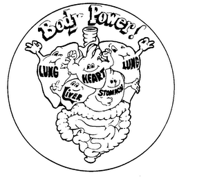 BODY POWER! LUNG LIVER HEART STOMACH LUNG logo