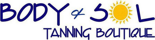 BODY & SOL TANNING BOUTIQUE logo