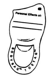 BODYBAG TOETAG PERSONAL EFFECTS OF: logo