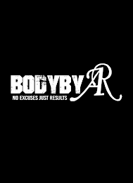 BODYBYAR NO EXCUSES JUST RESULTS logo